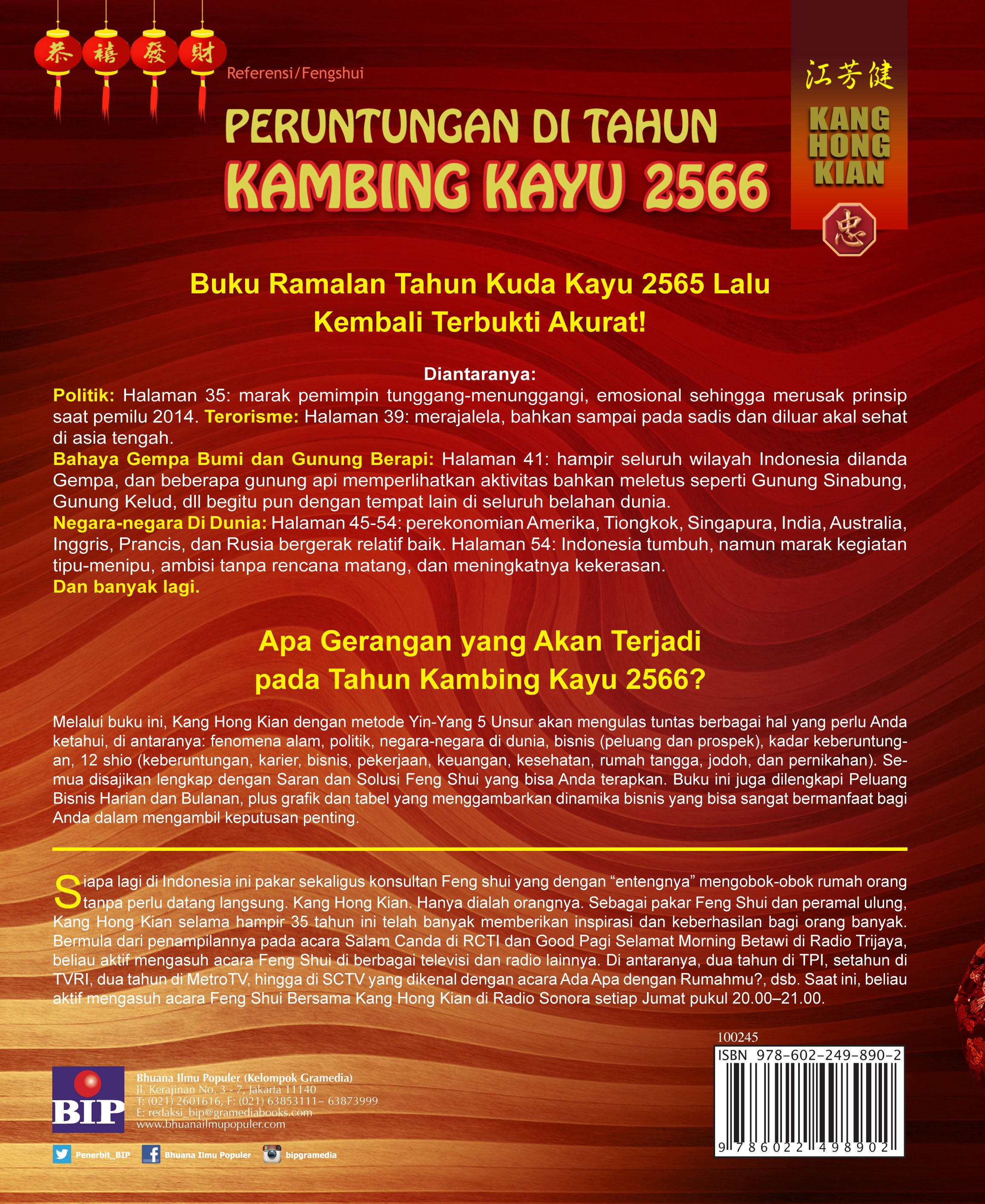 Peruntungan Di Tahun Kambing Kayu 2566