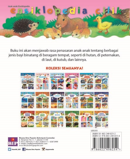 Seri Ensiklopedia Cilik: Bayi Binatang