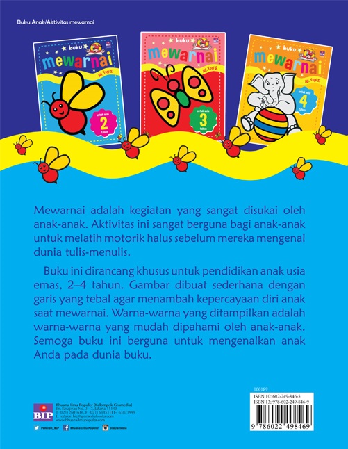 Buku Mewarnai Untuk Usia 2 Tahun