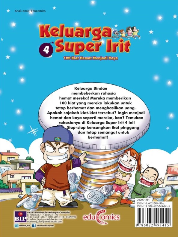 Keluarga Super Irit 4: 100 Kiat Hemat Menjadi Kaya (bonus Stiker)
