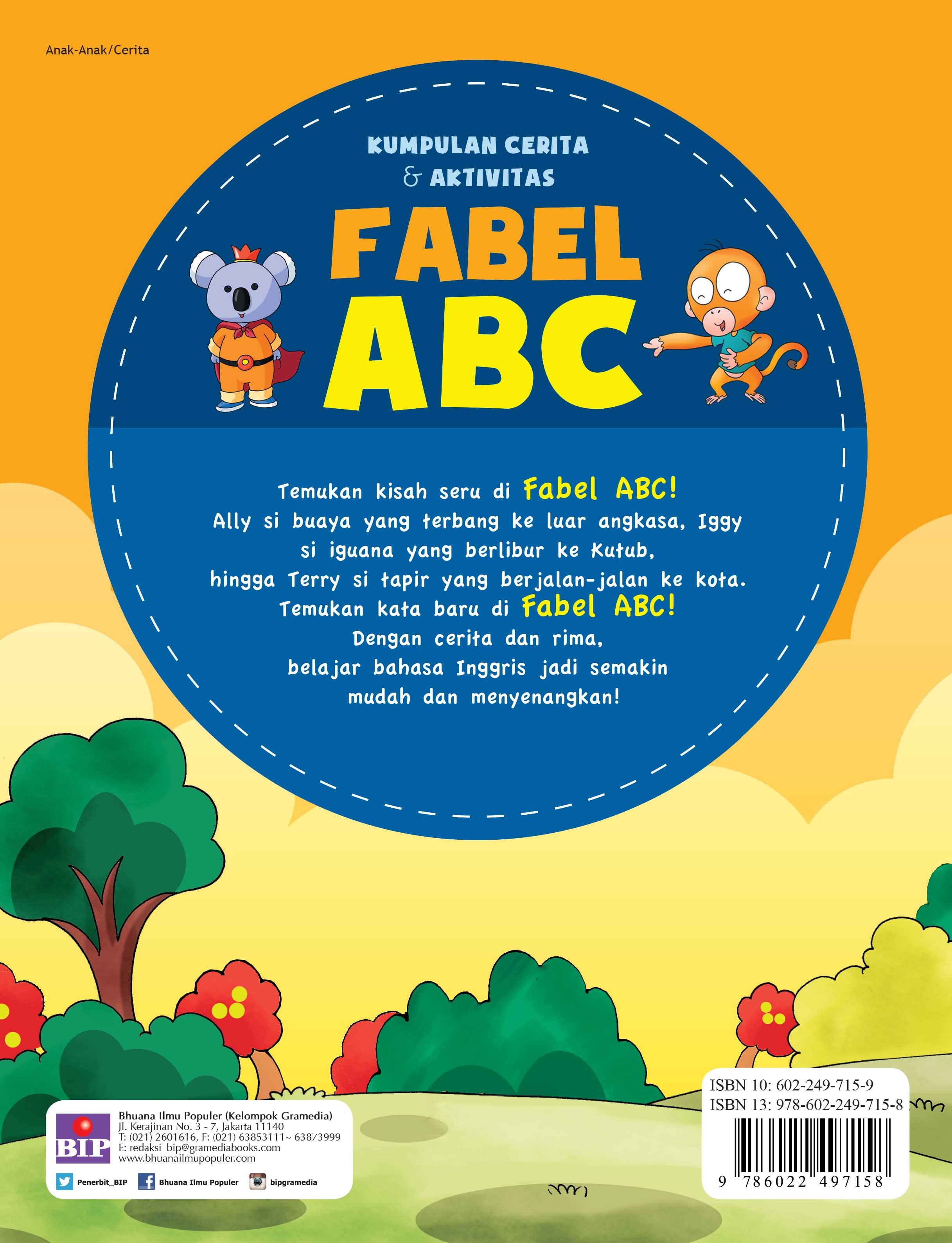 Kumpulan Cerita &amp; Aktivitas Bilingual Fabel ABC
