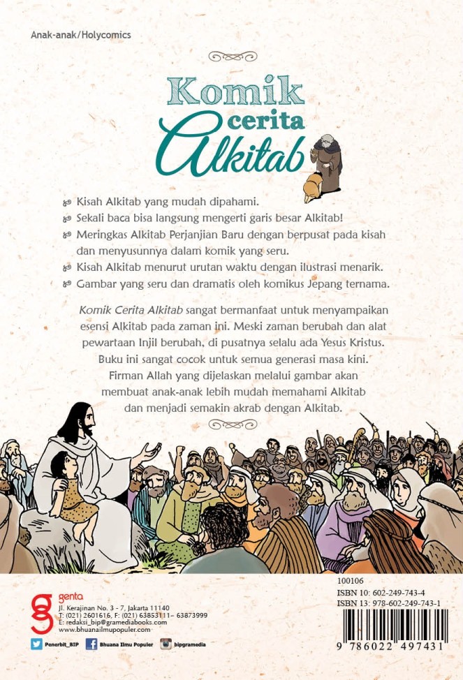 Komik Cerita Alkitab Perjanjian Baru