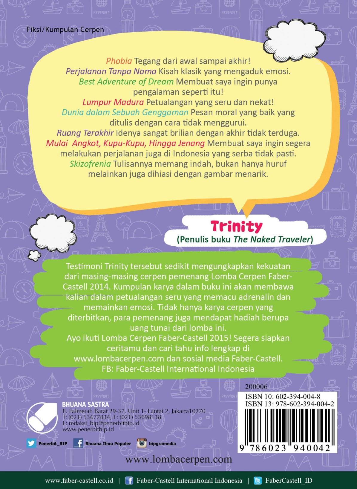 Best Adventure: Pemenang Lomba Cerpen Faber-castell