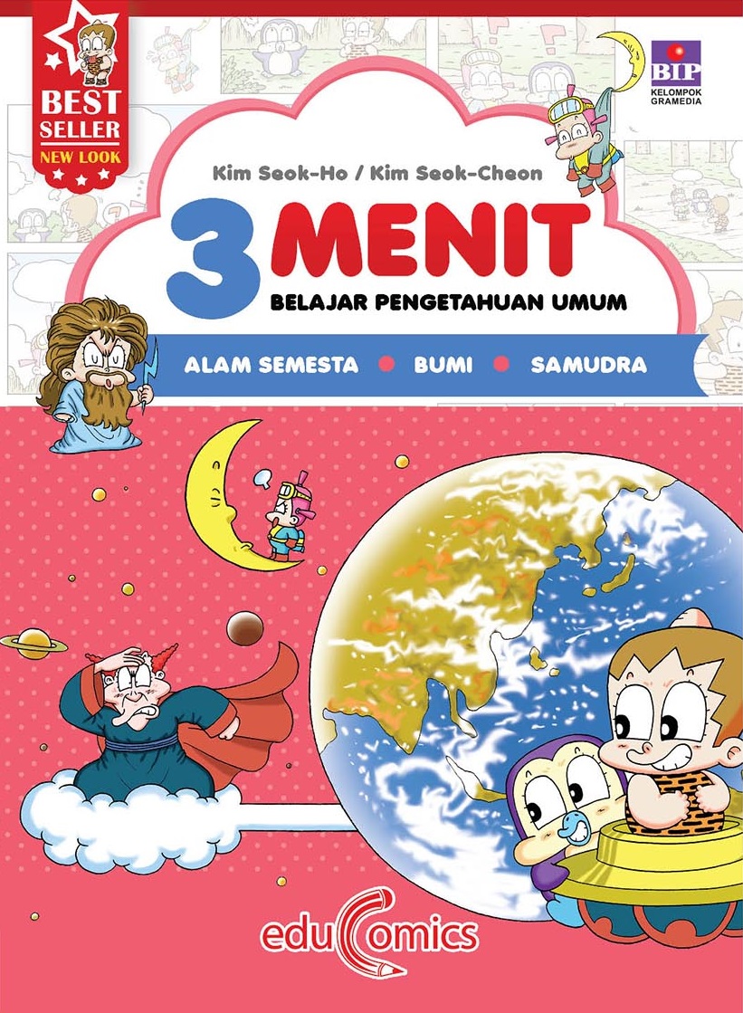 3 Menit Belajar Pengetahuan Umum : Alam Semesta, Bumi, Dan Samudra (cover baru)