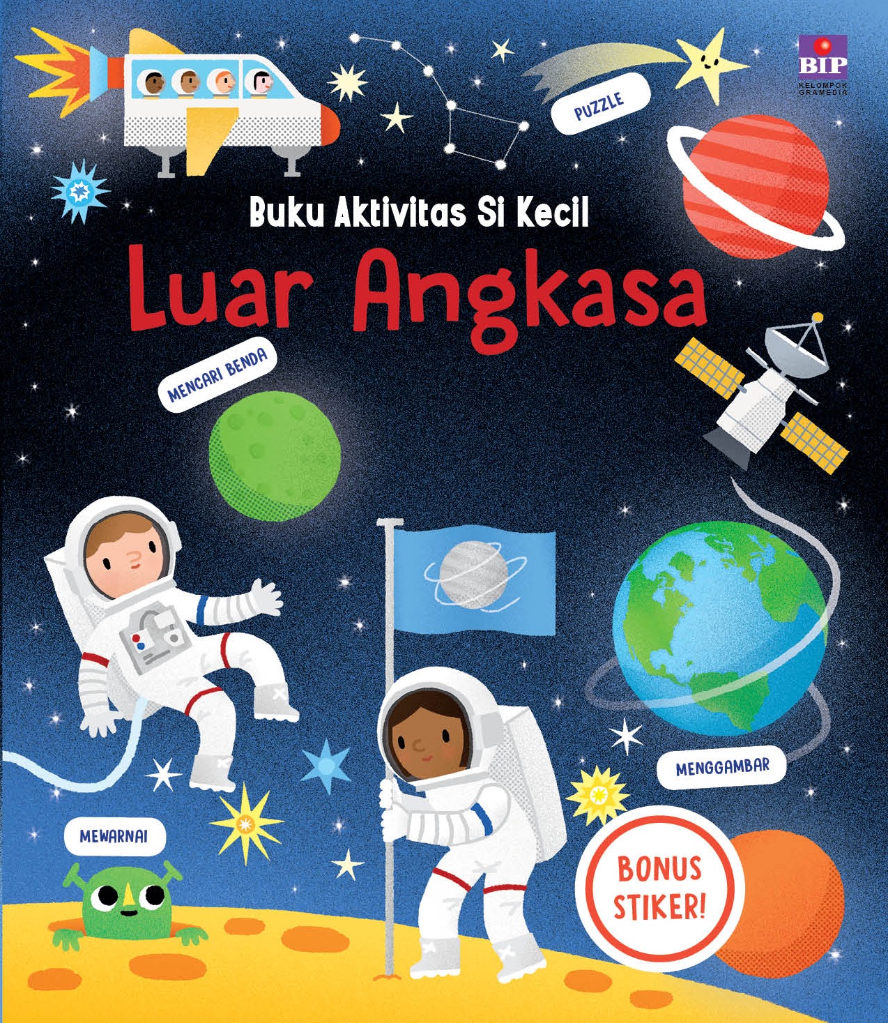Buku Aktivitas Si Kecil: Luar Angkasa