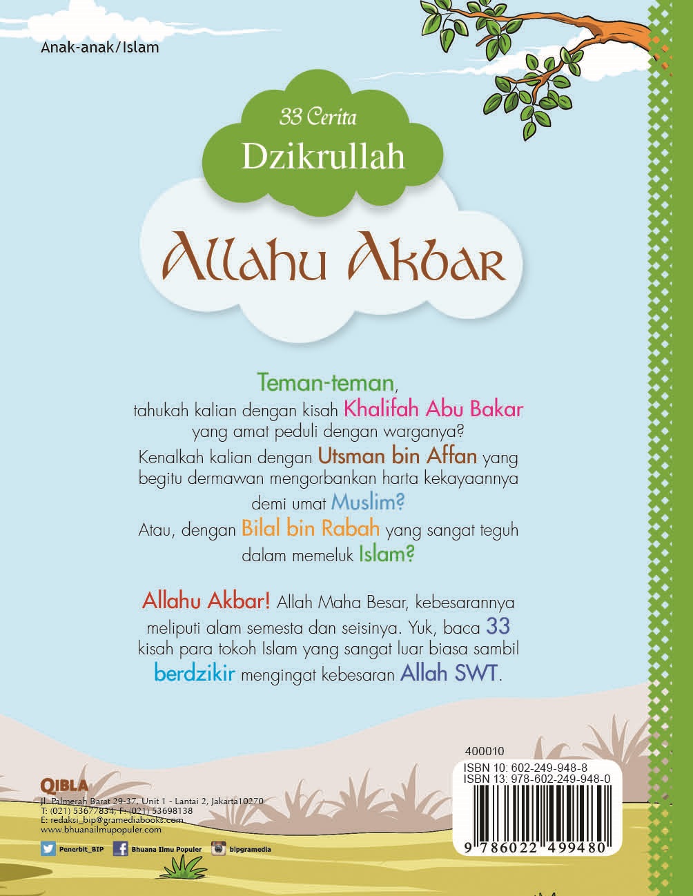 33 Cerita Dzikrullah: Allahu Akbar