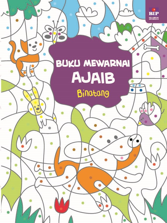 Buku Mewarnai Ajaib: Binatang