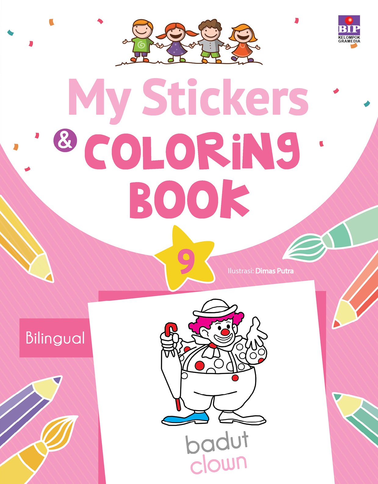 My Stickers and Coloring Book 9