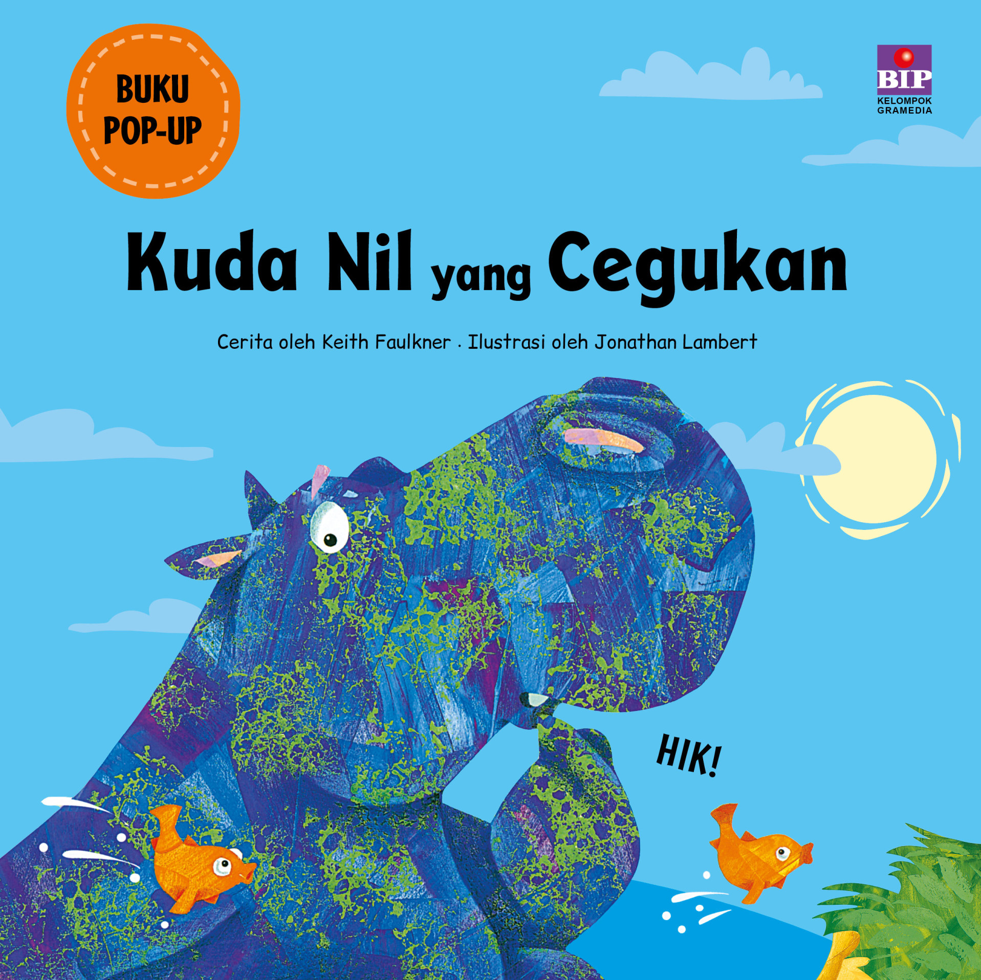 Buku Pop-Up: Kuda Nil yang Cegukan