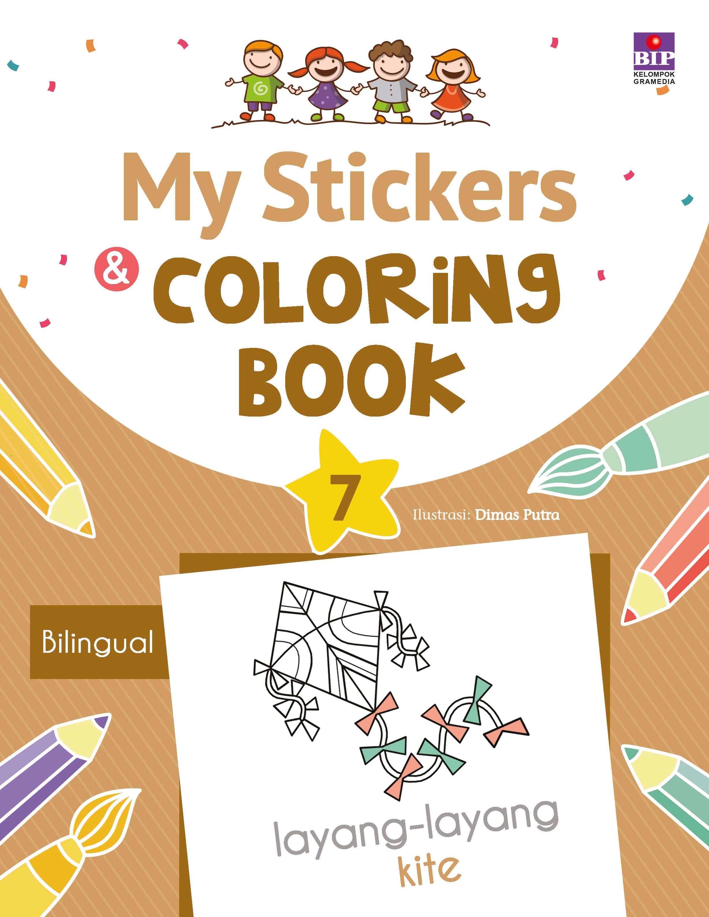 My Stickers and Coloring Book 7