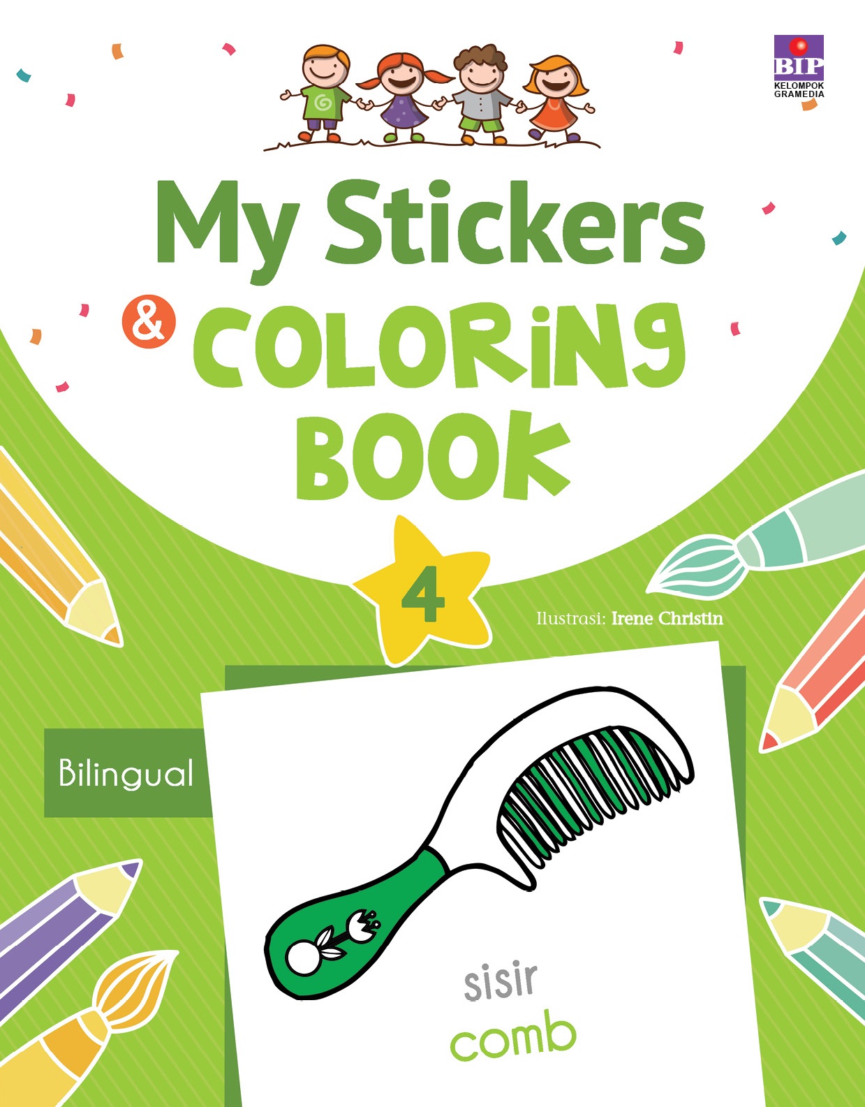 My Stickers and Coloring Book 4