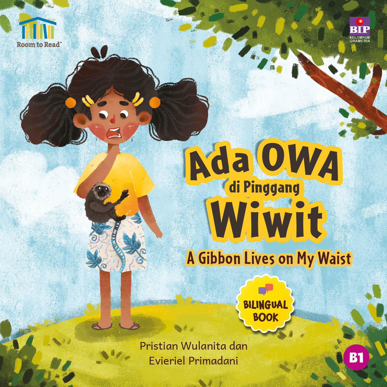 Ada Owa di Pinggang Wiwit: There’s a Gibbon on My Waist (Bilingual) Room to Read