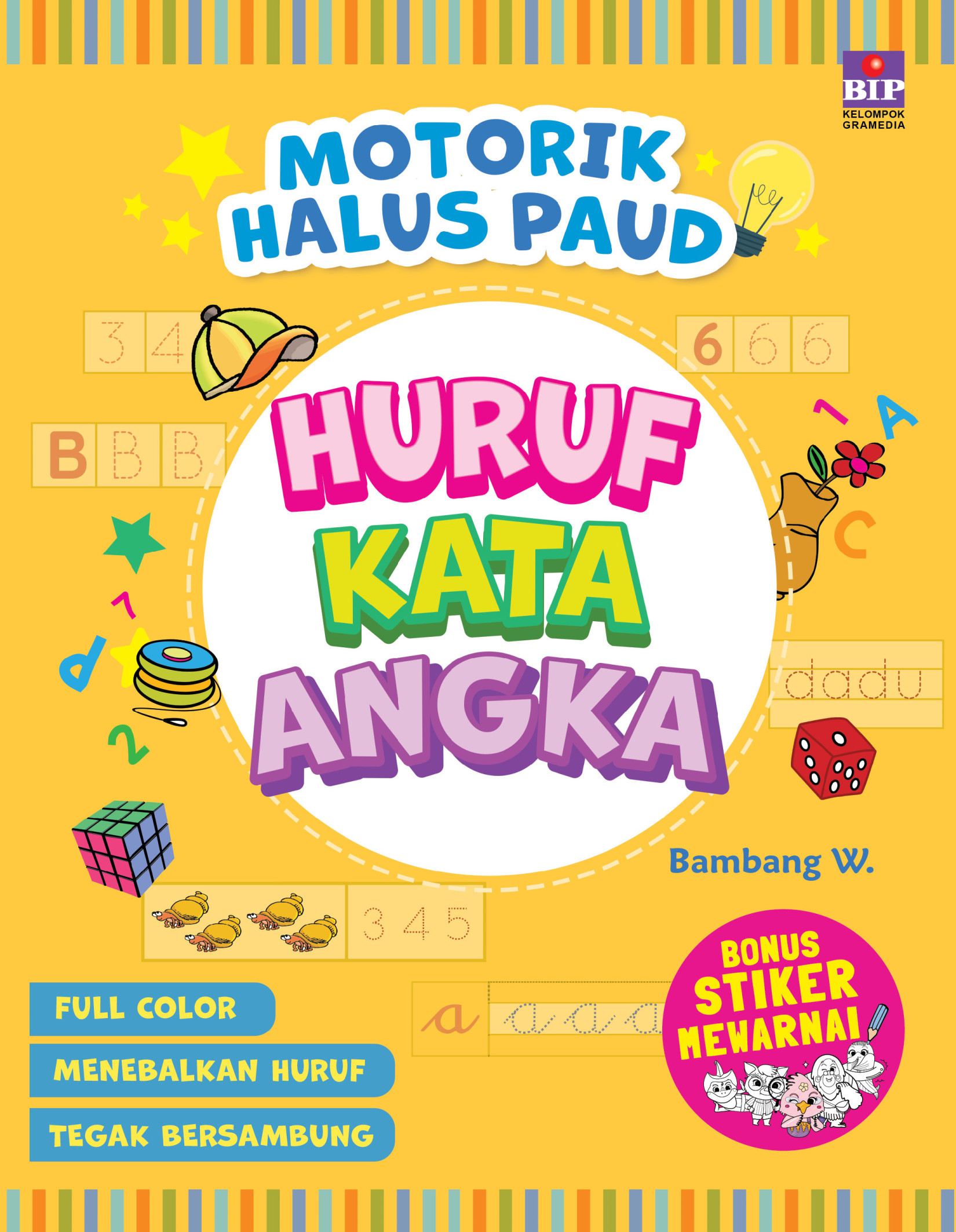 Motorik Halus Paud Huruf-Kata-Angka