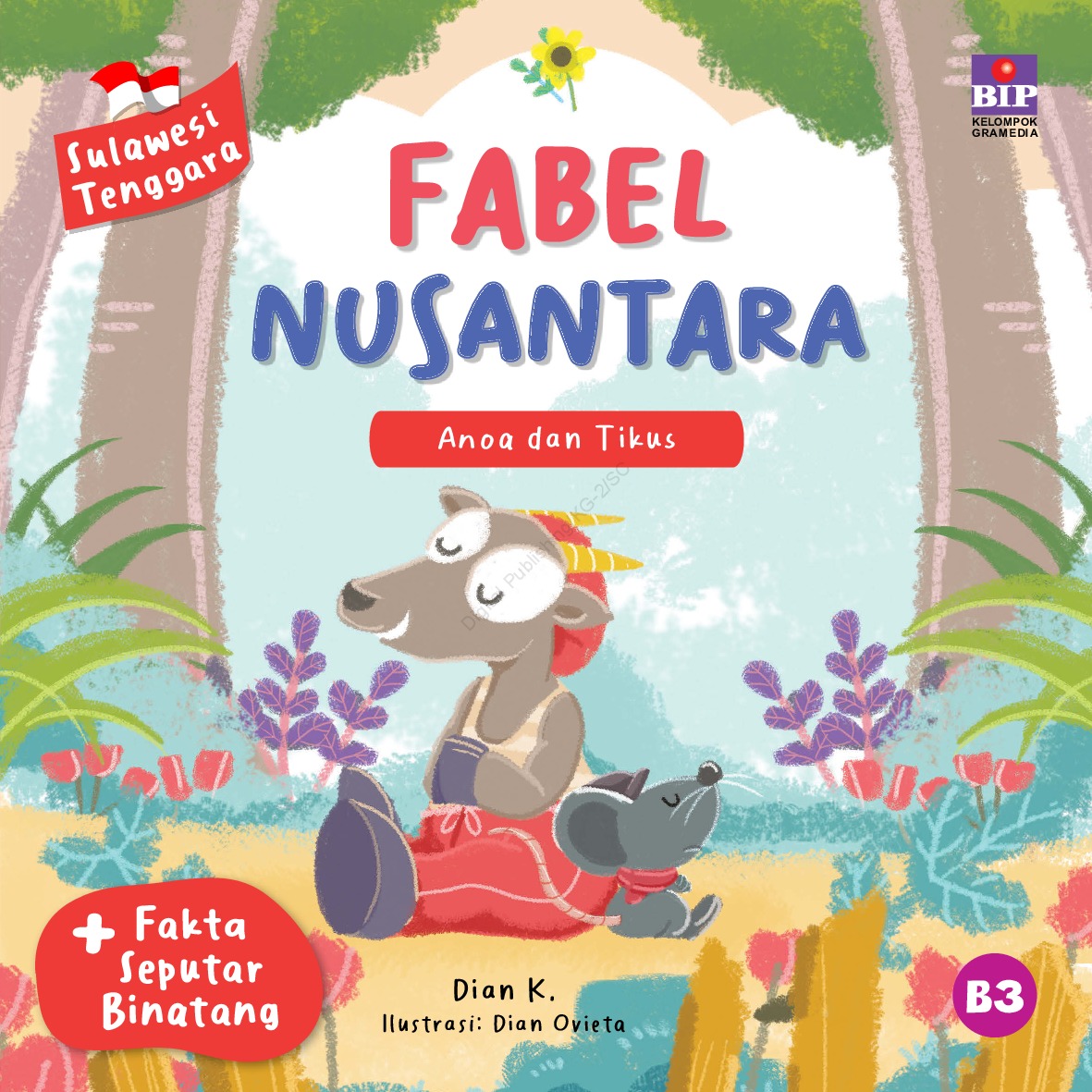 Seri Fabel Nusantara Sulawesi Tenggara: Anoa Dan Tikus (E-Book)