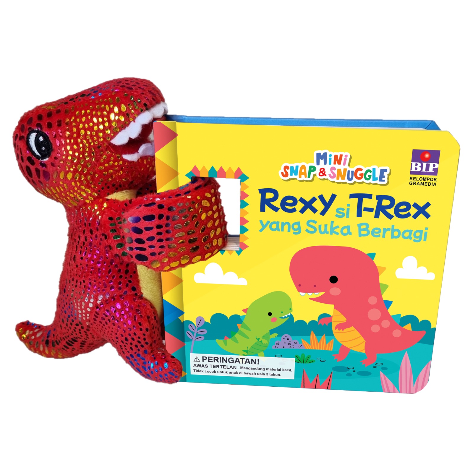 Mini Snap & Snuggle: Rexy si T-Rex yang Suka Berbagi