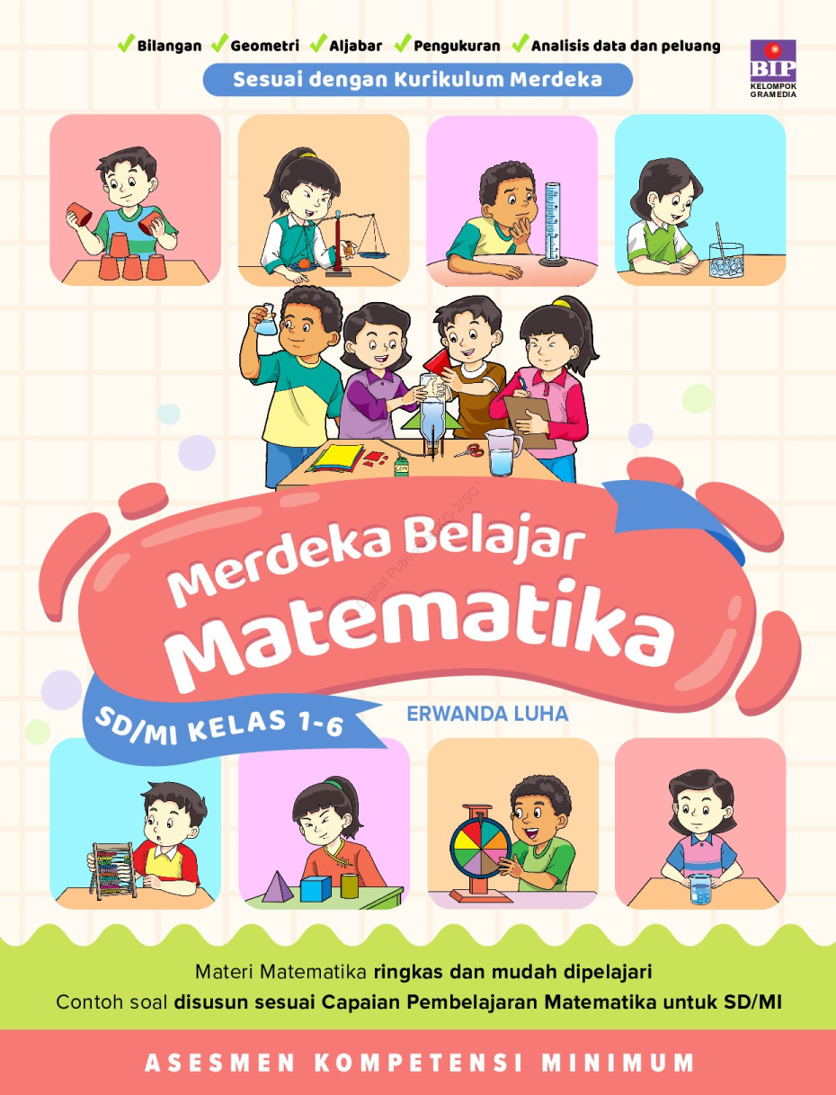 Merdeka Belajar Matematika untuk SD/MI Kelas 1-6 (E-Book)