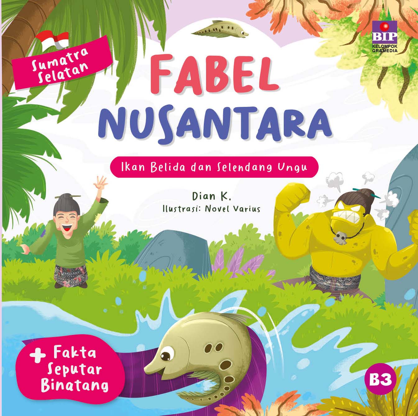 Seri Fabel Nusantara Sumatera Selatan: Ikan Belida Dan Selendang Ungu (E-Book)