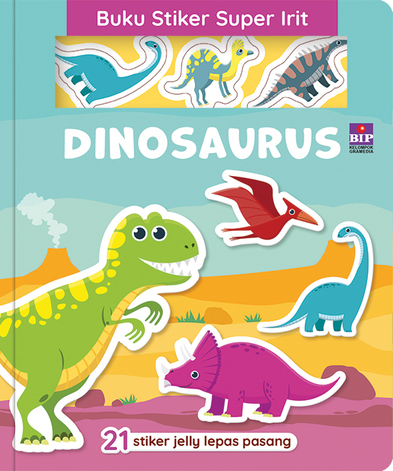 Buku Stiker Super Irit: Dinosaurus
