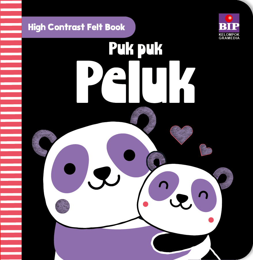High Contrast Felt Book: Puk Puk Peluk