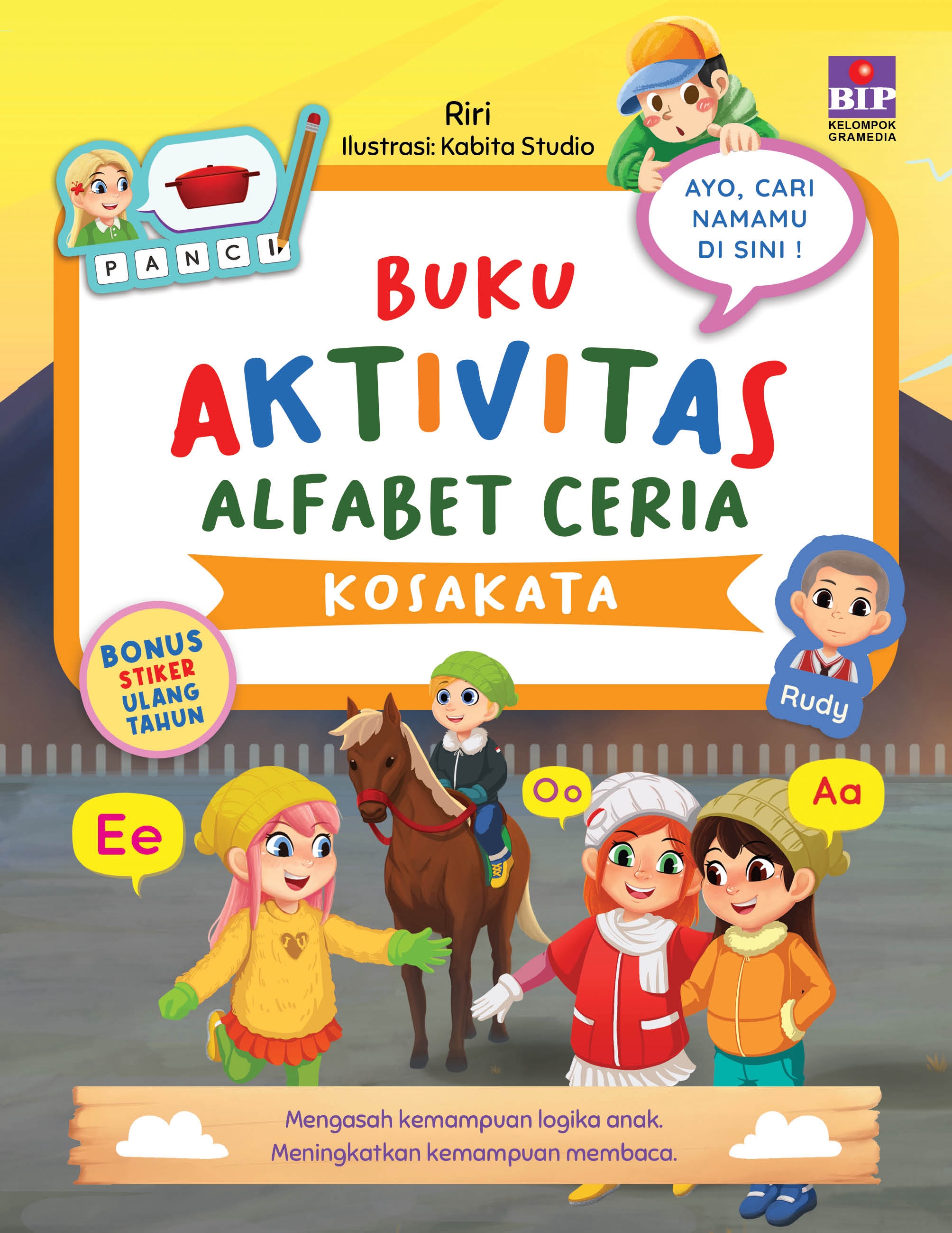 Seri Buku Aktivitas Alfabet Ceria: Kosakata