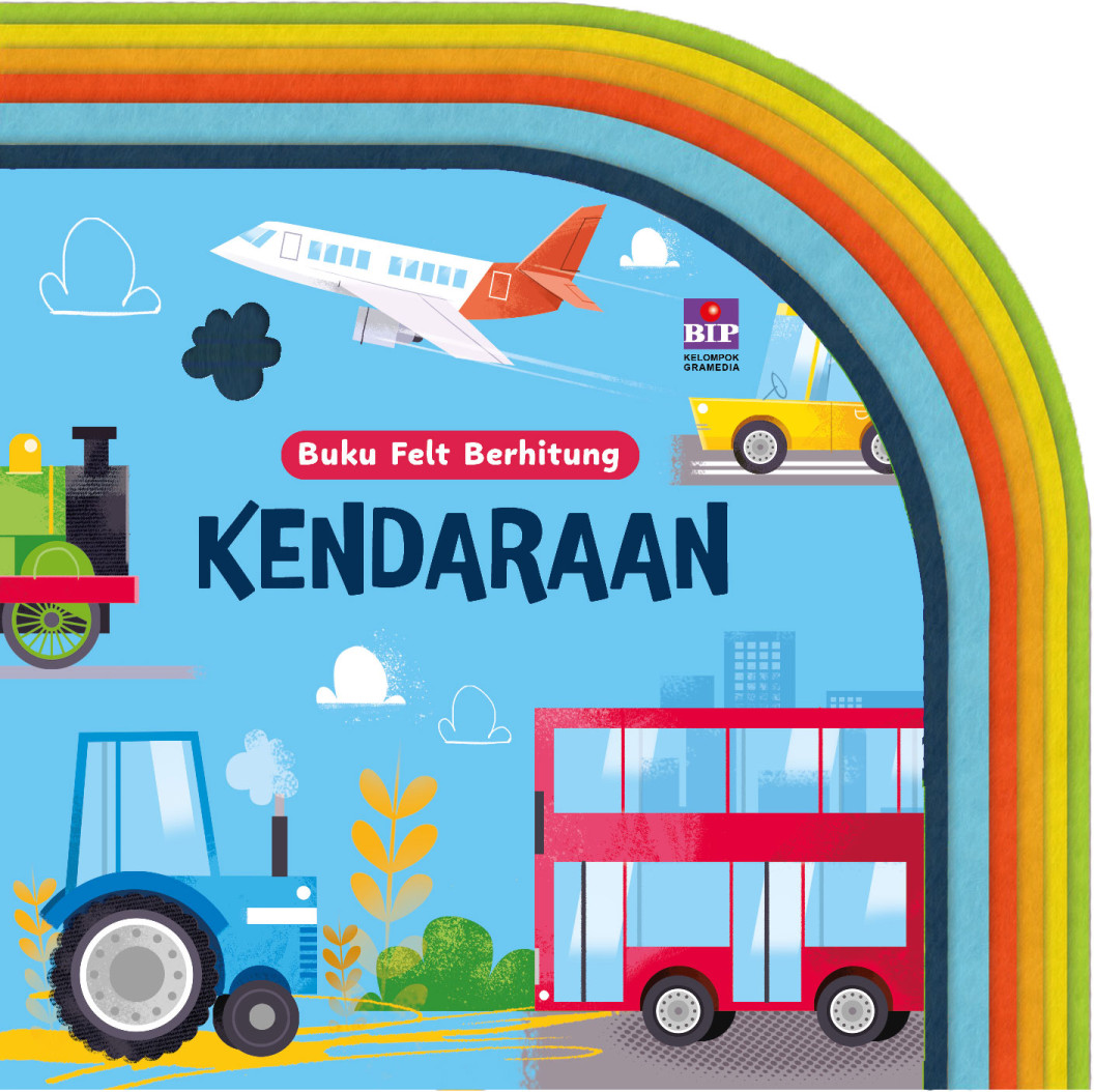 Buku Felt Berhitung: Kendaraan