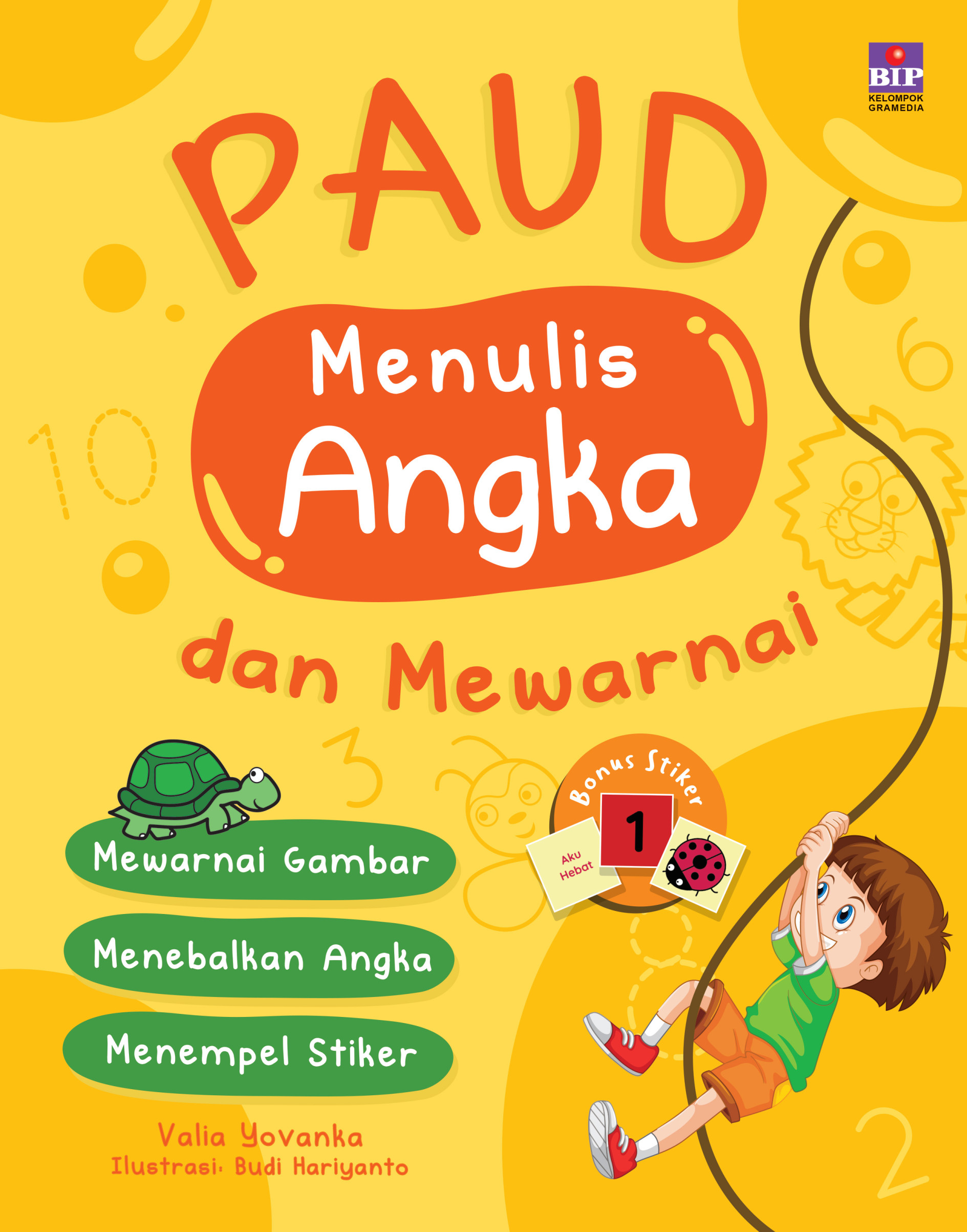 PAUD Menulis Angka dan Mewarnai (Edisi 2024)