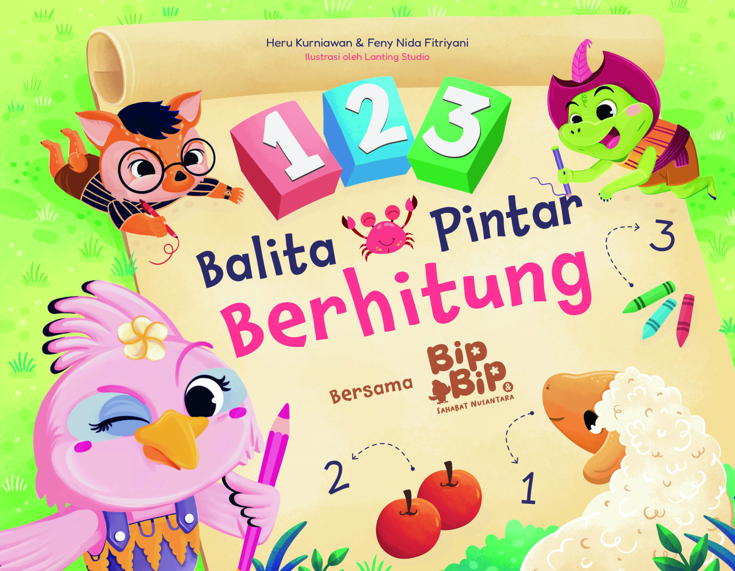 123 Balita Pintar Berhitung bersama Bip Bip & Sahabat Nusantara