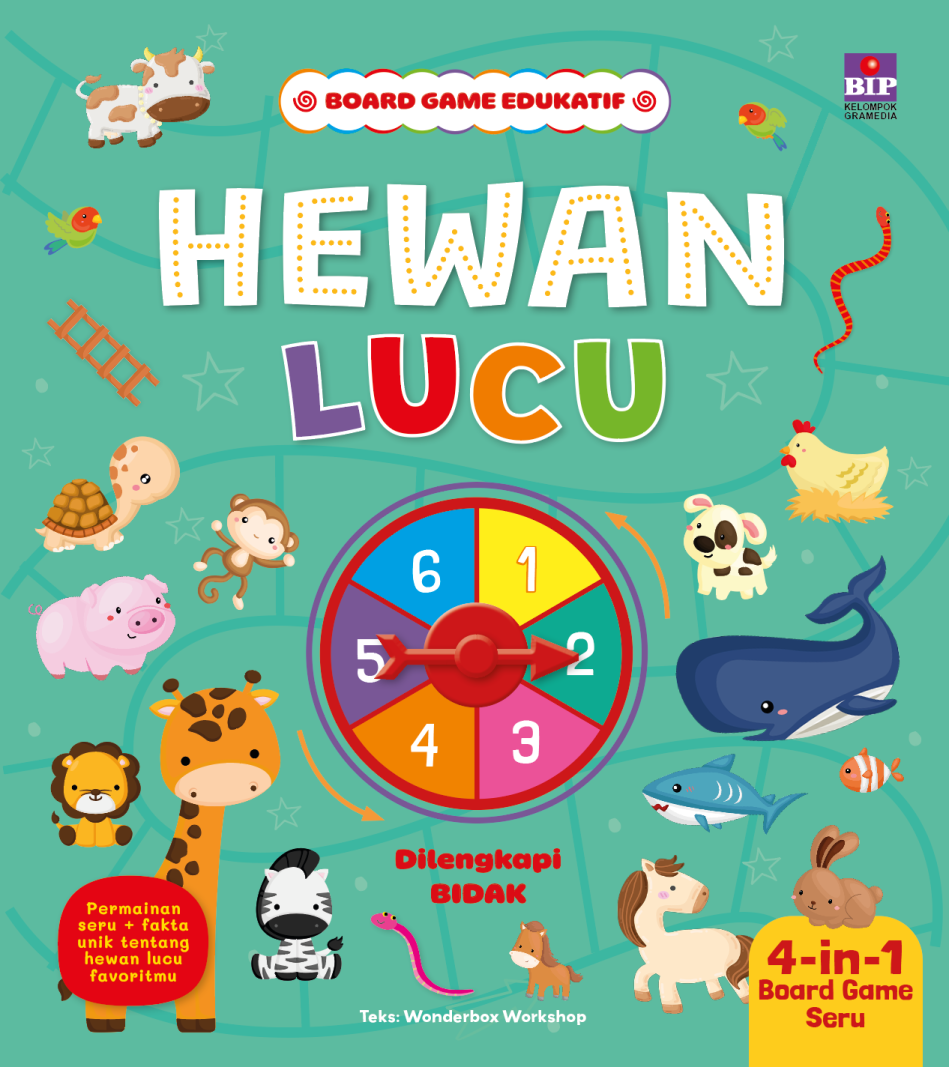 Board Game Edukatif: Hewan Lucu