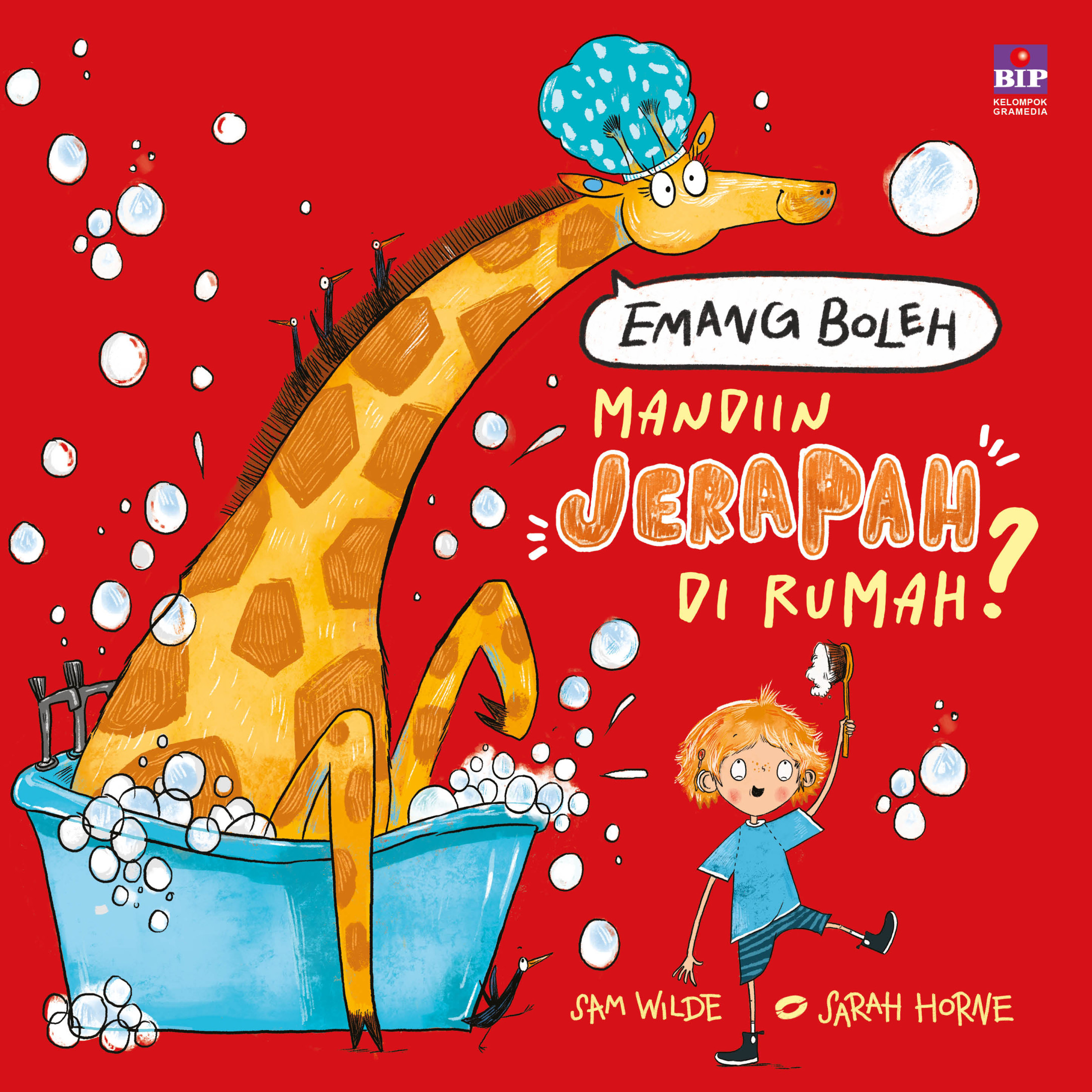 Emang Boleh Mandiin Jerapah di Rumah?
