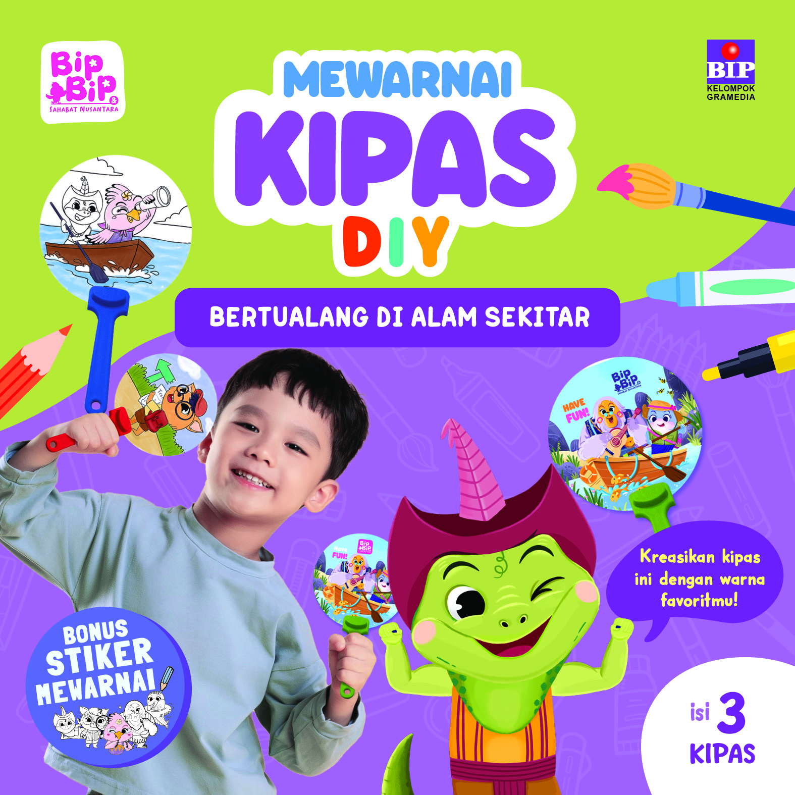 KIPAS MEWARNAI DIY: BERTUALANG DI ALAM SEKITAR: KOMI