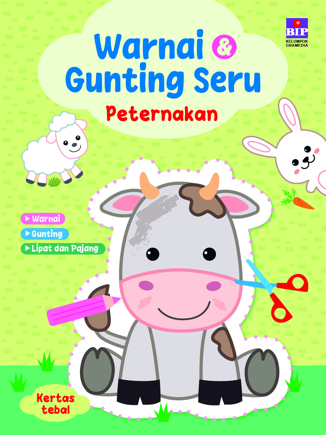 Warnai & Gunting Seru: Peternakan