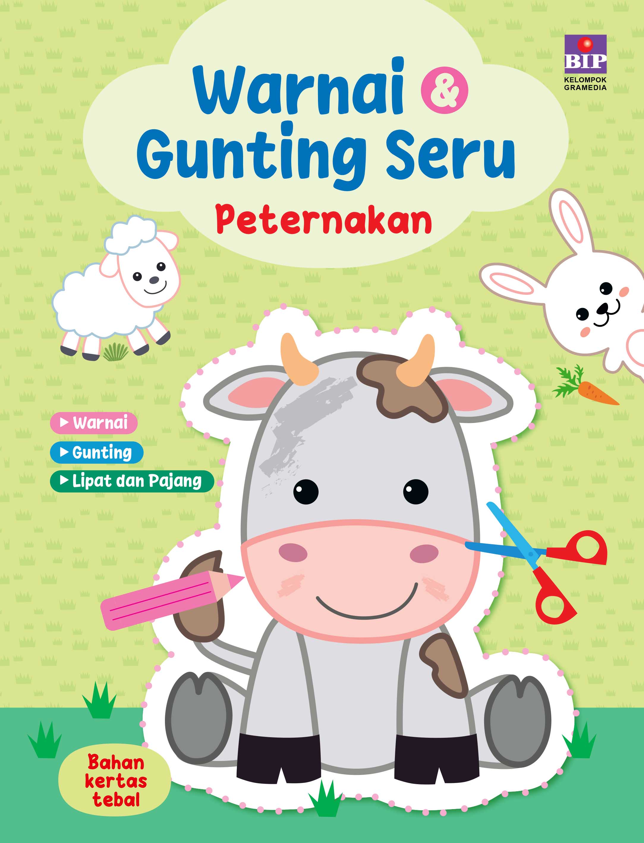 Warnai & Gunting Seru: Peternakan