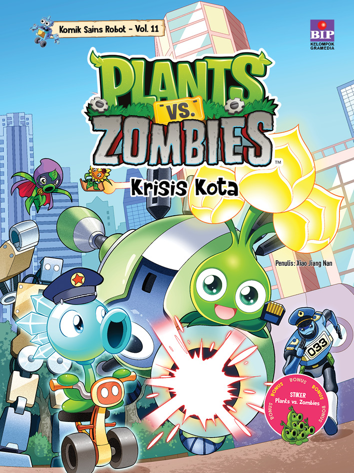 Plants vs Zombies Komik Sains Robot 11: Krisis Kota