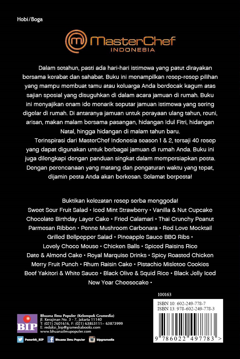 MasterChef Indonesia: Special Recipe for Special Occasion