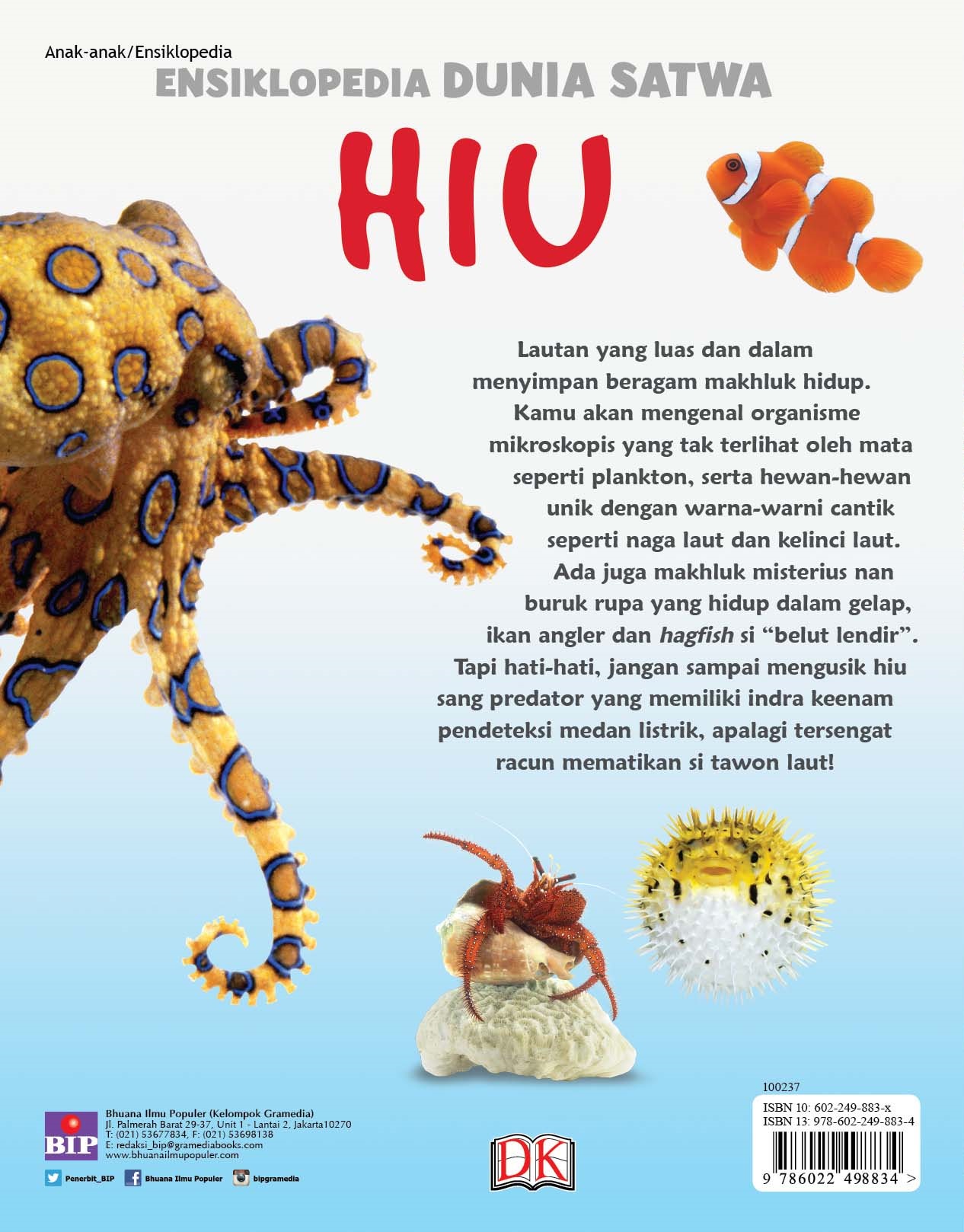 Ensiklopedia Dunia Satwa: Hiu dan Aneka Binatang Laut