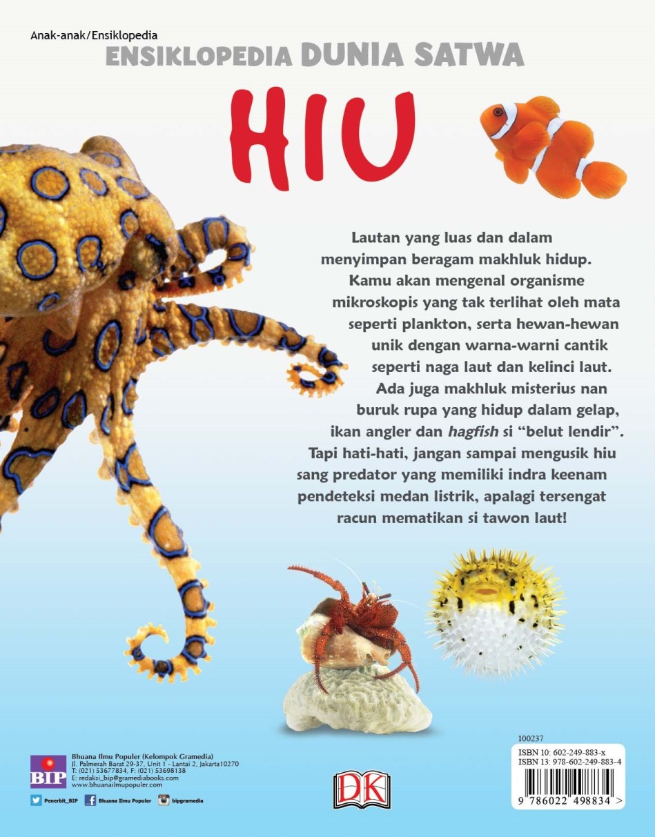 Ensiklopedia Dunia Satwa: Hiu dan Aneka Binatang Laut