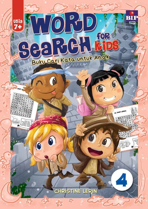 WORD SEARCH FOR KIDS 4: BUKU CARI KATA UNTUK ANAK