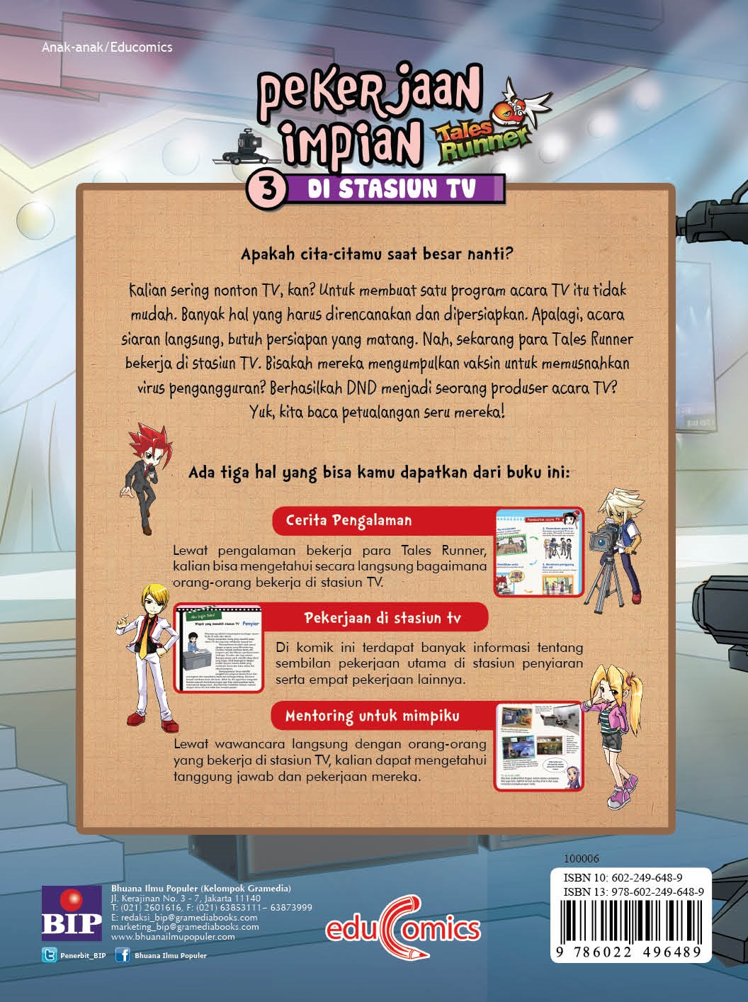 Tales Runner Pekerjaan Impian 3: di Stasiun TV