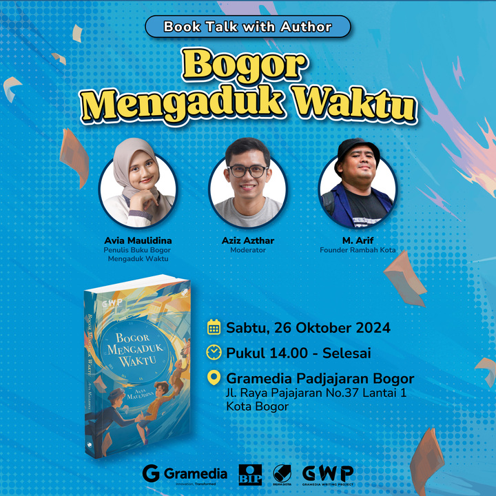 BookTalk with Author: Bogor Mengaduk Waktu (26 Oktober 2024)