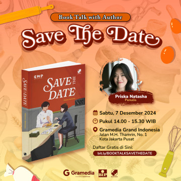 BookTalk with Author Save The Date (7 Desember 2024)