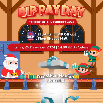 BIP Play Day Desember 2024 Shopee Live (Periode 25-31 Desember 2024)