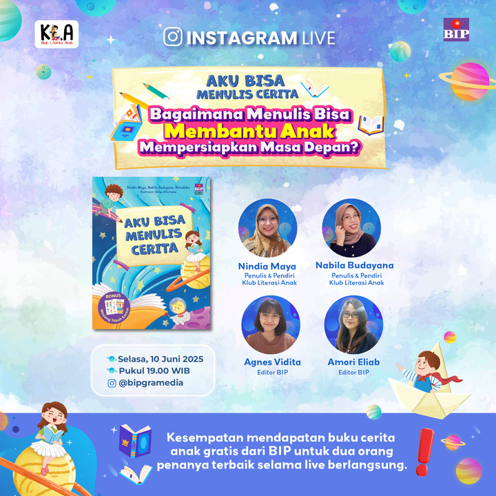 Instagram Live Aku Bisa Menulis (10 Juni 2025)