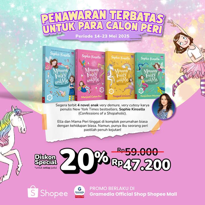 Special Offer Mummy Fairy and Me Gramedia Official Shop Shopee Mall (Periode 14-23 Mei 2025)