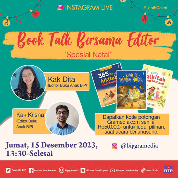 IG Live : Book Talk Bersama Editor "Spesial Natal"