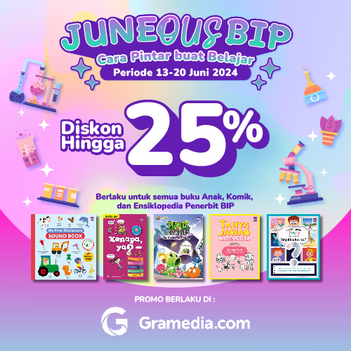 Promo Juneous Gramedia.com - Diskon 25% (Periode 13-20 Juni 2024)