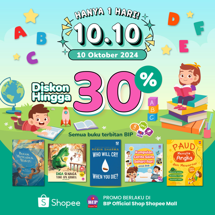 Promo Tanggal Kembar 10.10 2024 BIP Official Shopee (Periode 10 Oktober 2024)