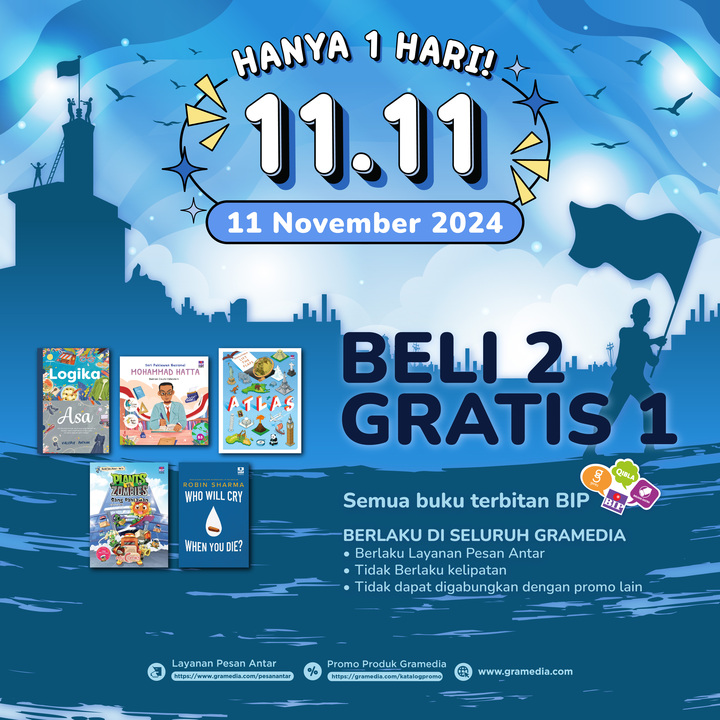 Promo Tanggal Kembar 11.11 2024 BIP Official Toko Gramedia (Periode 11 November 2024)